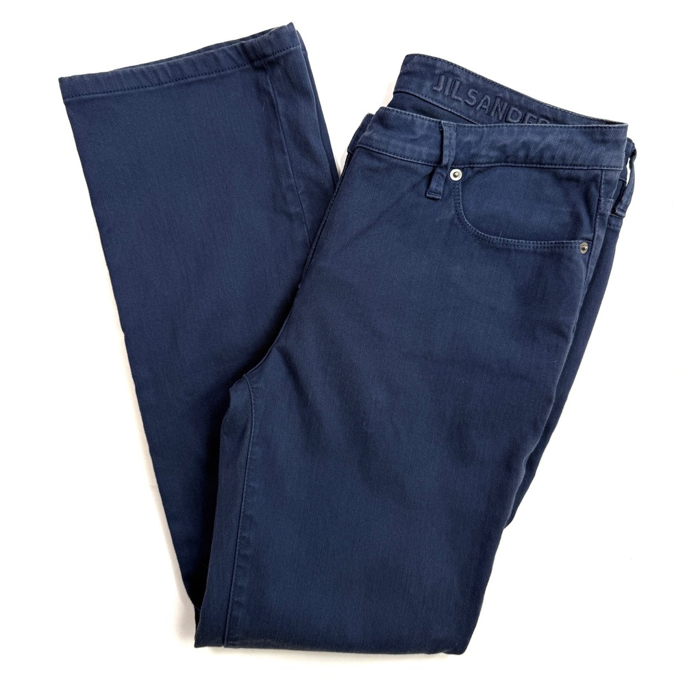Vintage Jil Sander Size 27 Carmignani Navy Denim Regular Fit 5 Pocket Mens Jeans